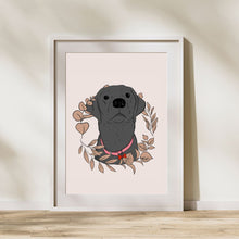 Load image into Gallery viewer, Digital Art Pet Portrait Print - Ally Pedersen
