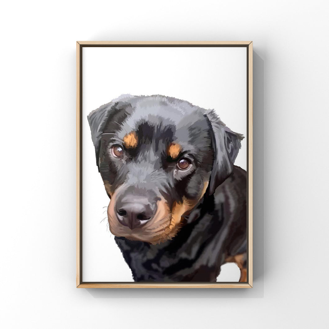 Digital Art Pet Portrait - Ashley Morse